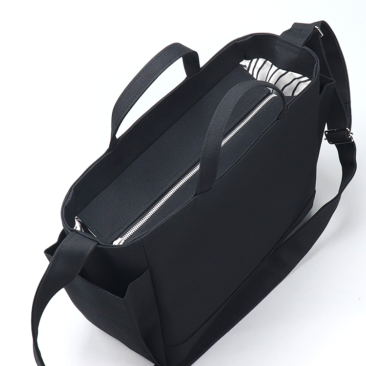 コンテナショルダー2WAY　containershoulder　北欧生地×富士金梅 8号帆布　ブラック　オリジナル　ハンドメイドコンテナショルダー2WAY　containershoulder　北欧生地×富士金梅 8号帆布　ベージュ　オリジナル　ハンドメイド帆布ショルダーバッグ　ハネアント神戸　ハネアント神戸