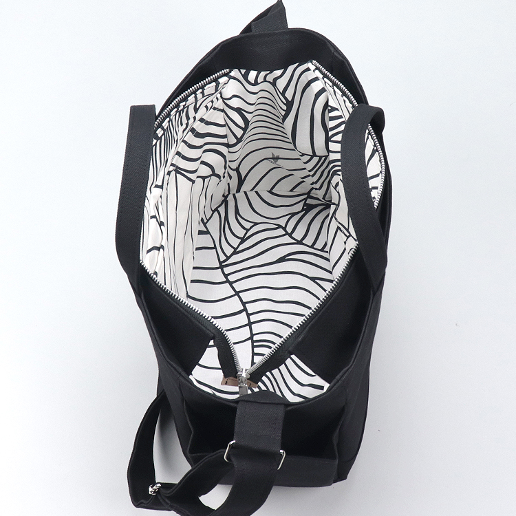 コンテナショルダー2WAY　containershoulder　北欧生地×富士金梅 8号帆布　ブラック　オリジナル　ハンドメイドコンテナショルダー2WAY　containershoulder　北欧生地×富士金梅 8号帆布　ベージュ　オリジナル　ハンドメイド帆布ショルダーバッグ　ハネアント神戸　ハネアント神戸