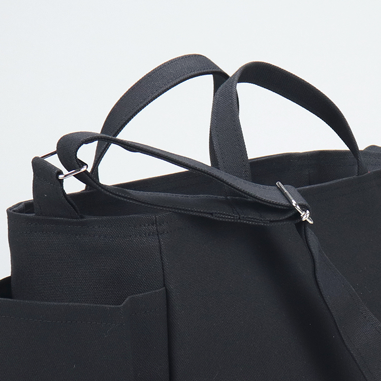 コンテナショルダー2WAY　containershoulder　北欧生地×富士金梅 8号帆布　ブラック　オリジナル　ハンドメイドコンテナショルダー2WAY　containershoulder　北欧生地×富士金梅 8号帆布　ベージュ　オリジナル　ハンドメイド帆布ショルダーバッグ　ハネアント神戸　ハネアント神戸