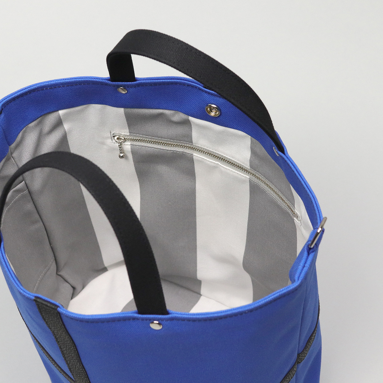 タンク　TANK　北欧生地×富士金梅 8号帆布　ブルー　オリジナル　ハンドメイド帆布ショルダーバッグ2way　ハネアント神戸