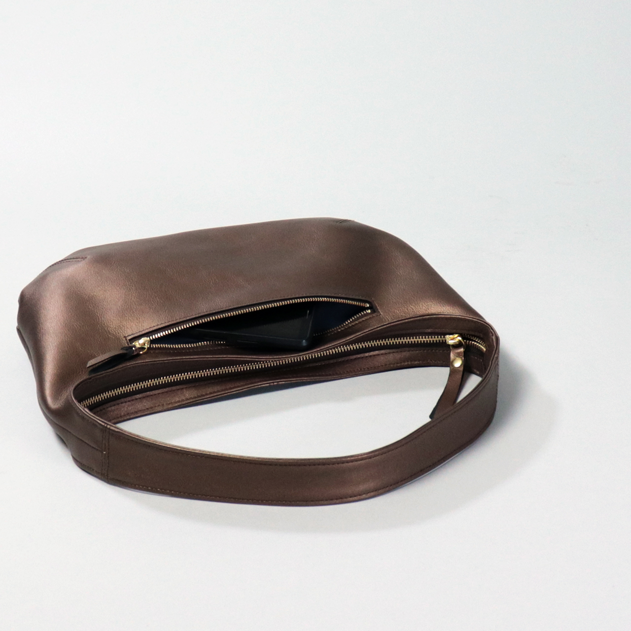 レジーナ　rejina　国産本革　オールレザー　シャインブロンズ　オリジナル　ハンドメイド本革　牛革トートバッグ　ハネアント神戸