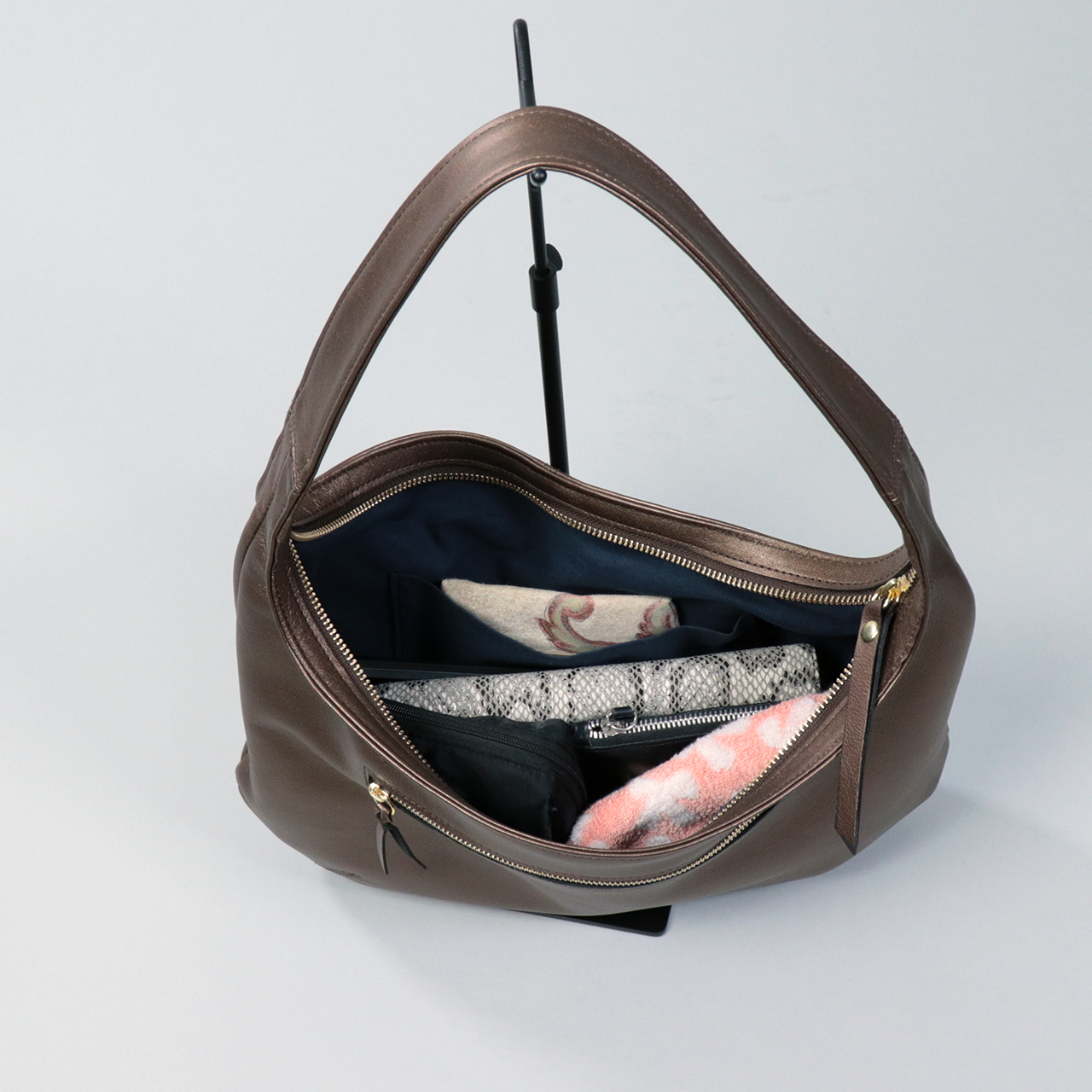 レジーナ　rejina　国産本革　オールレザー　シャインブロンズ　オリジナル　ハンドメイド本革　牛革トートバッグ　ハネアント神戸