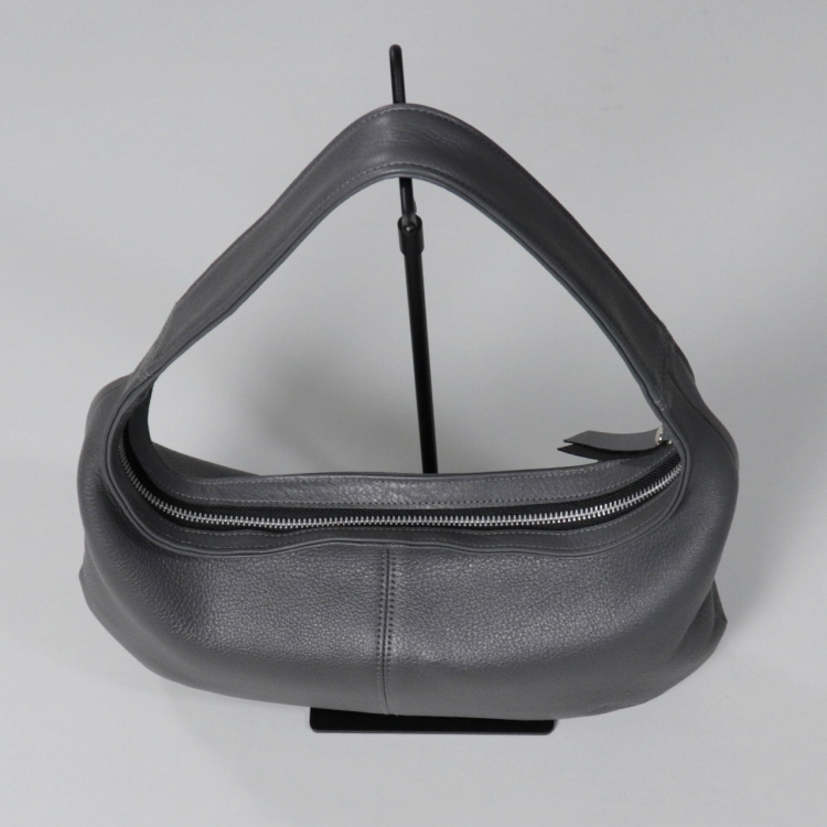 レジーナ　rejina　国産本革　タンニンなめし　オールレザー　ディープグレー　オリジナル　ハンドメイド本革　牛革トートバッグ　ハネアント神戸