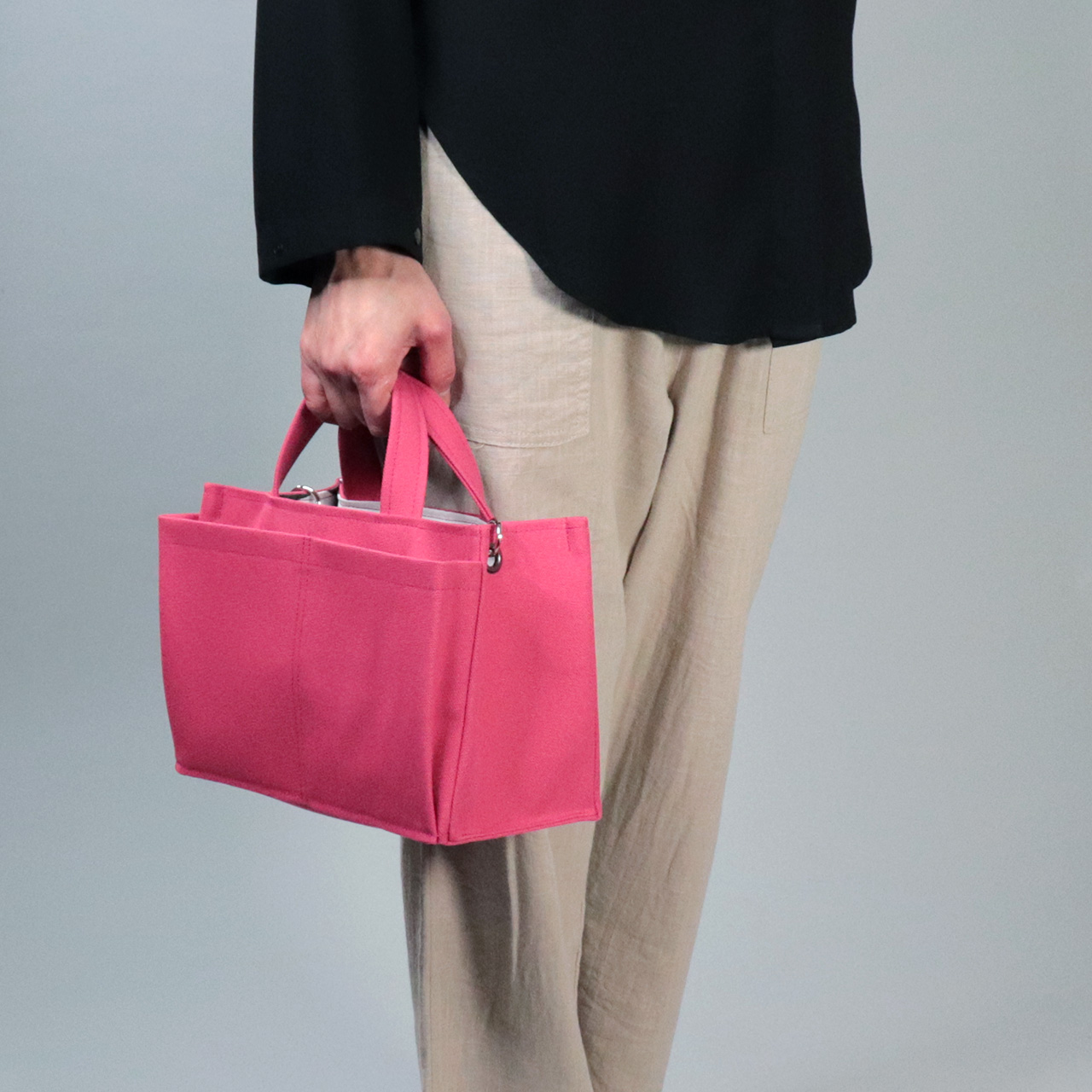 パケット　Packet　北欧生地×富士金梅 8号帆布　珊瑚桜　オリジナル　ハンドメイド帆布2wayショルダーバッグ　ハネアント神戸