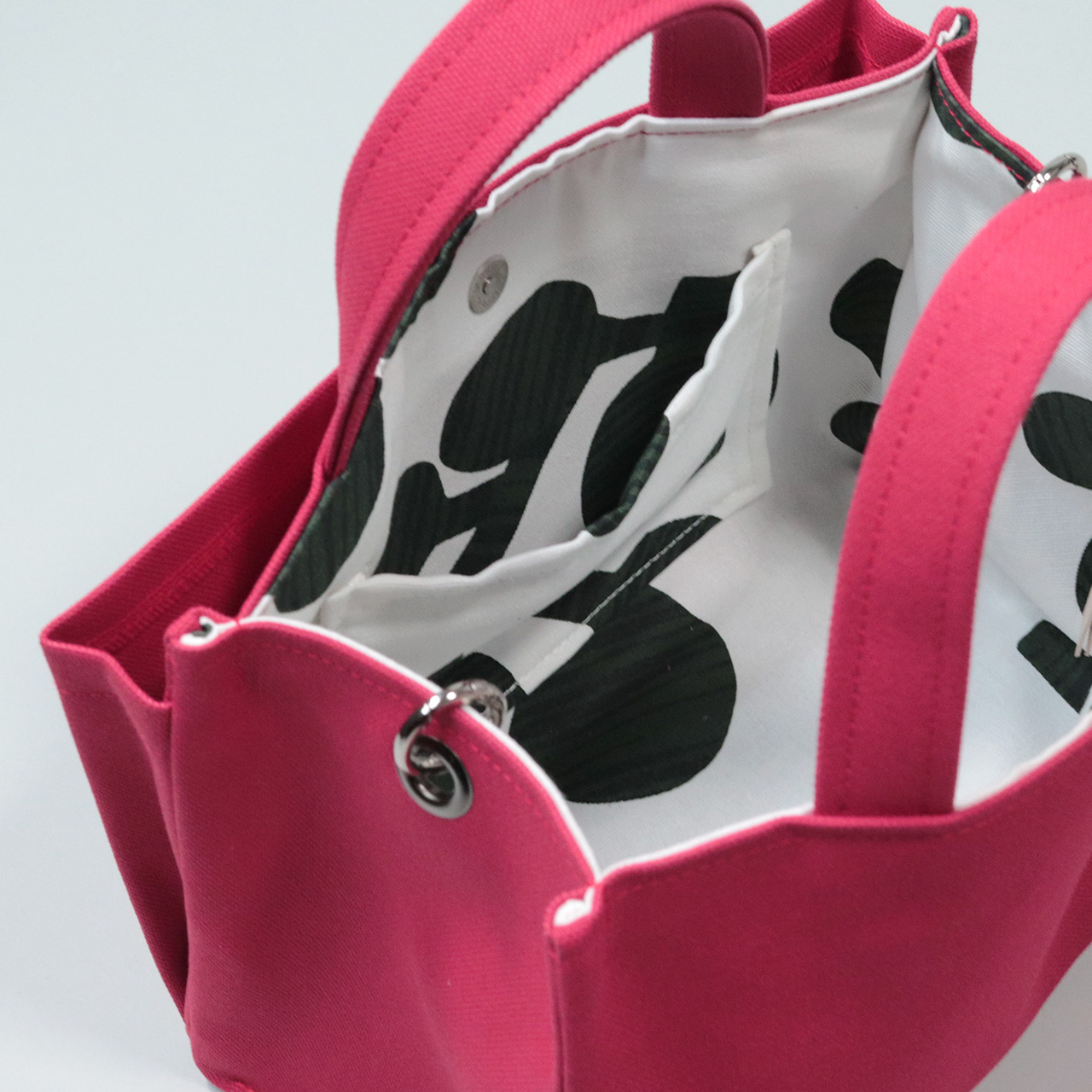 パケット　Packet　北欧生地×富士金梅 8号帆布　珊瑚桜　オリジナル　ハンドメイド帆布2wayショルダーバッグ　ハネアント神戸