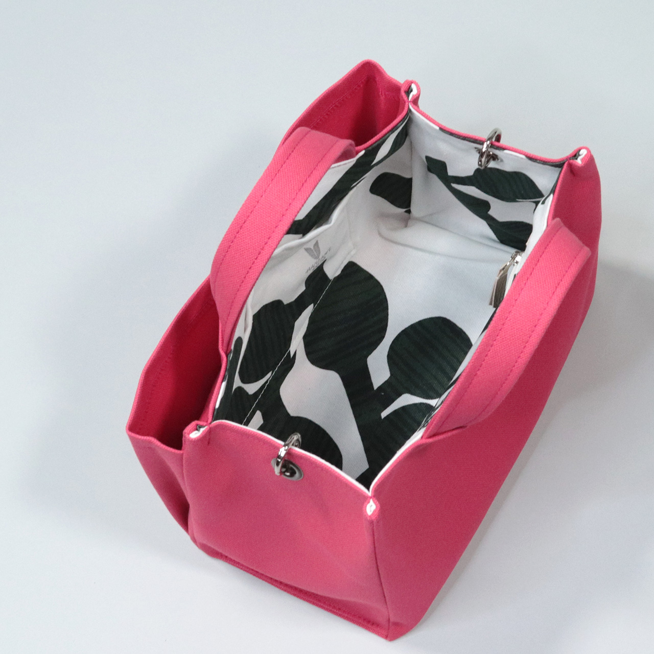 パケット　Packet　北欧生地×富士金梅 8号帆布　珊瑚桜　オリジナル　ハンドメイド帆布2wayショルダーバッグ　ハネアント神戸