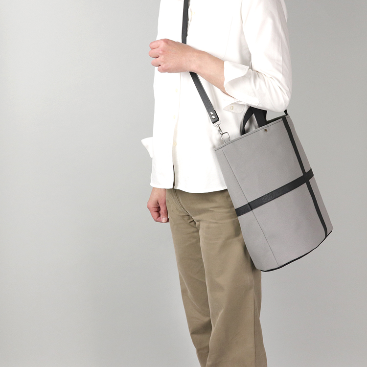 タンク　TANK　北欧生地×富士金梅 8号帆布　ブルー　オリジナル　ハンドメイド帆布ショルダーバッグ2way　ハネアント神戸