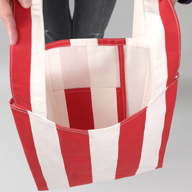 エコバッグ　北欧生地　オリジナル　ハンドメイドバッグ　コンパクト　ハネアント神戸