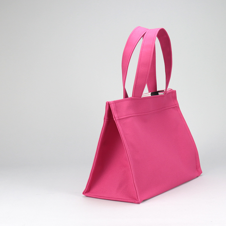 エヴリィトート　EveryTote　北欧生地×倉敷帆布 8号帆布　マジックピンク　オリジナル　ハンドメイド帆布トートバッグ　ハネアント神戸