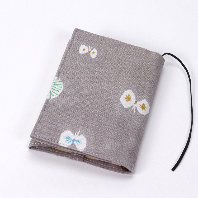 【文庫本】ミナペルホネン×倉敷帆布 ブックカバー ボルドー