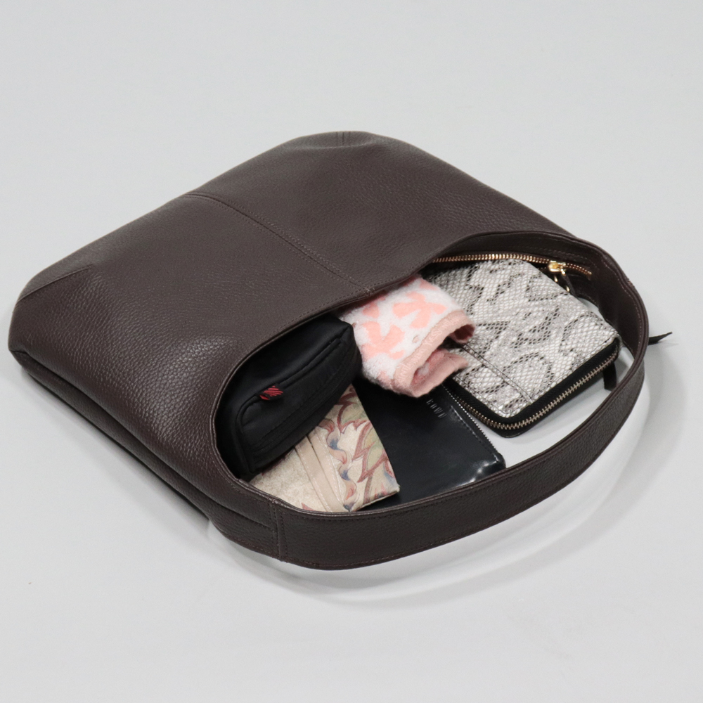 レジーナ　rejina　国産本革　オールレザー　ブラウン　オリジナル　ハンドメイド本革　牛革トートバッグ　ハネアント神戸