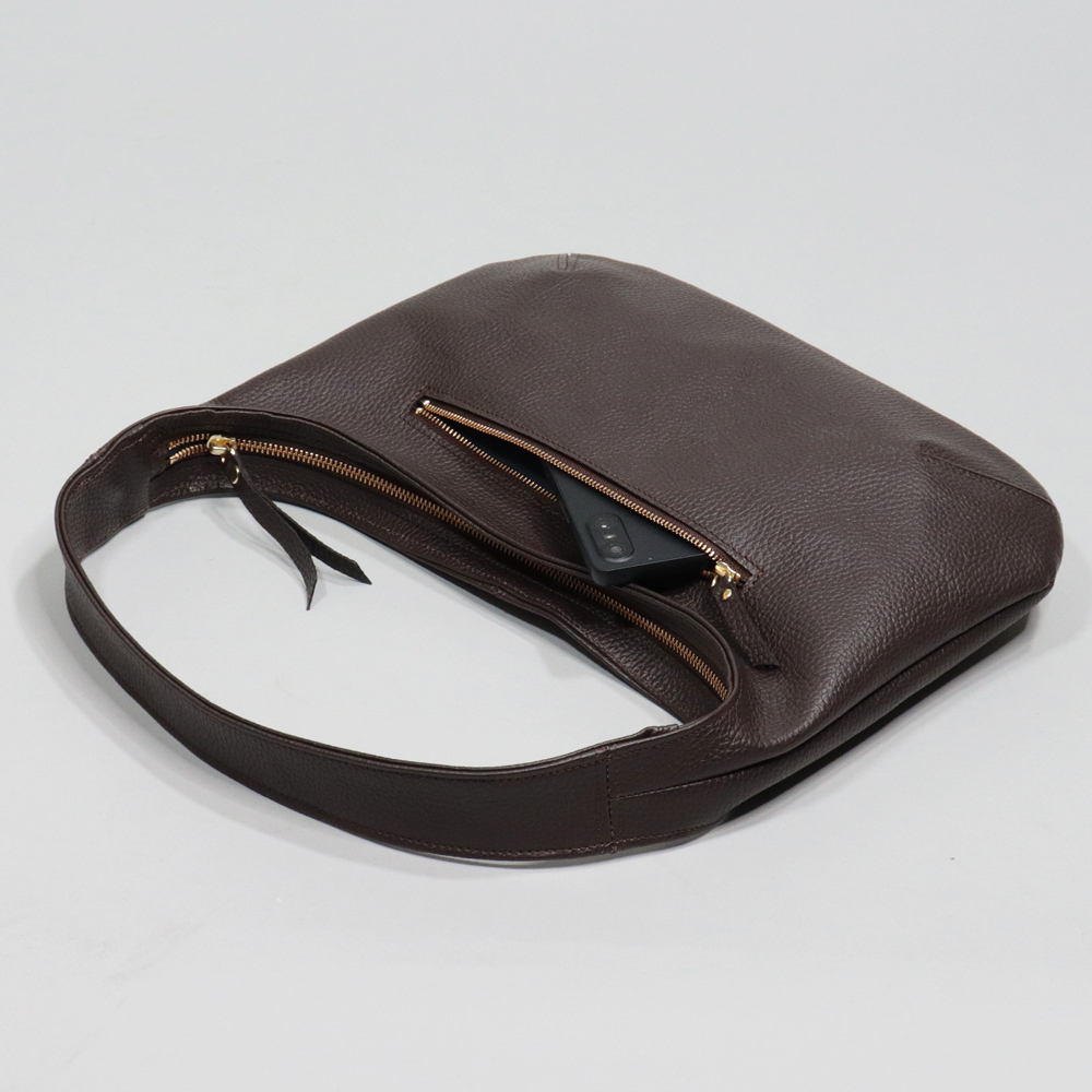 レジーナ　rejina　国産本革　オールレザー　ブラウン　オリジナル　ハンドメイド本革　牛革トートバッグ　ハネアント神戸