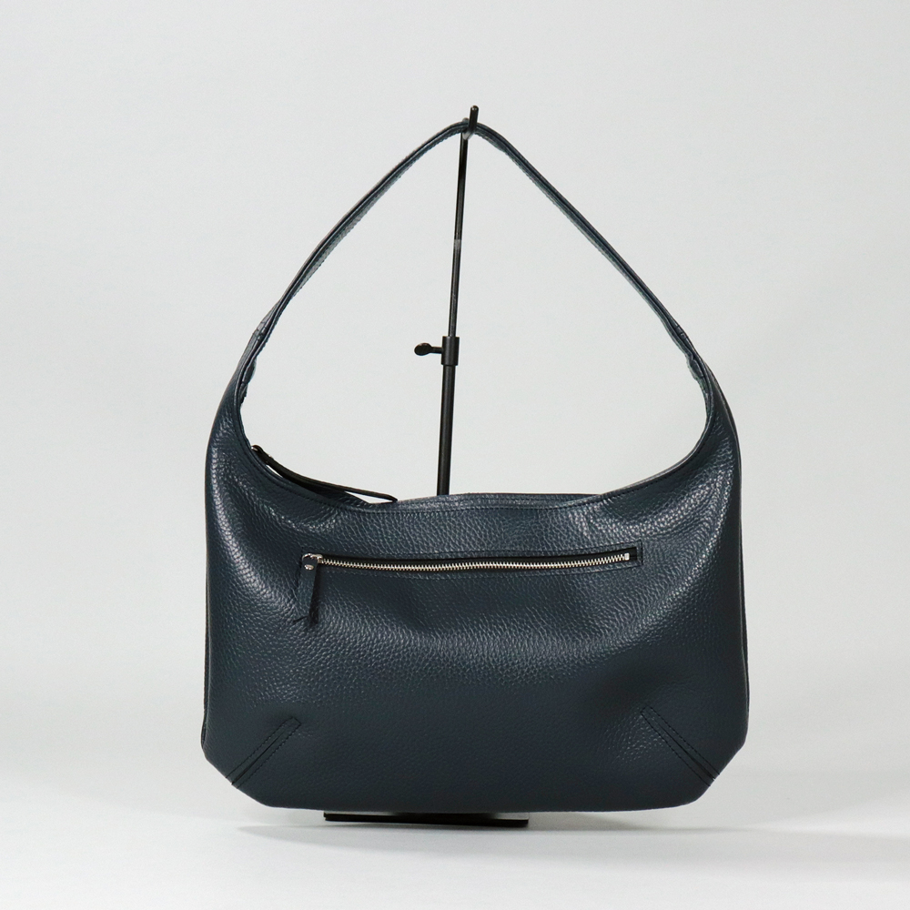 レジーナ　rejina　国産本革　オールレザー　ネイビー　オリジナル　ハンドメイド本革　牛革トートバッグ　ハネアント神戸