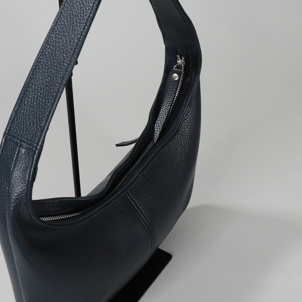 レジーナ　rejina　国産本革　オールレザー　ネイビー　オリジナル　ハンドメイド本革　牛革トートバッグ　ハネアント神戸