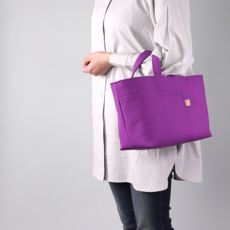 シップトート　shiptpte　北欧生地×富士金梅 8号帆布　デザートパープル　オリジナル　ハンドメイド帆布トートバッグ　ハネアント神戸