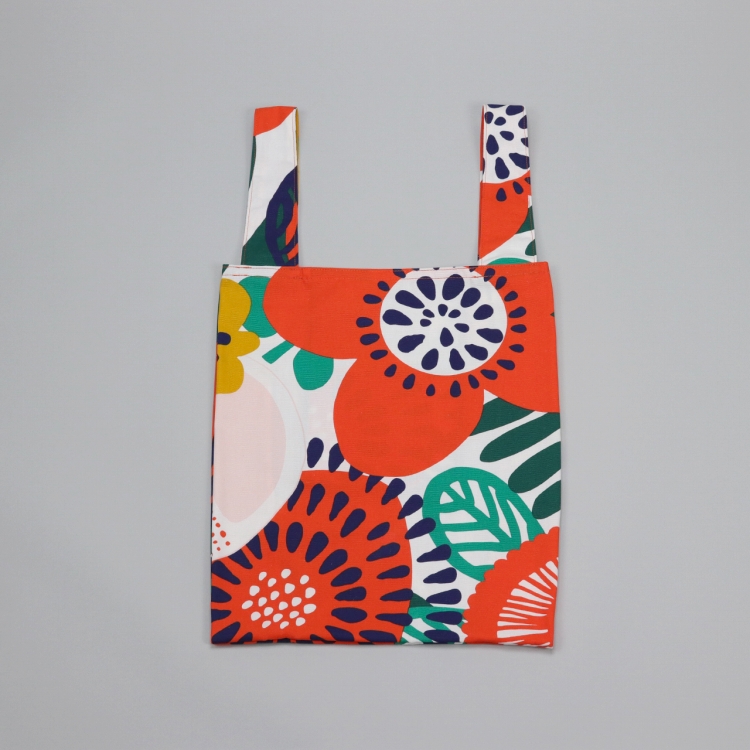 エコバッグ　北欧生地　オリジナル　ハンドメイドバッグ　コンパクト　ハネアント神戸