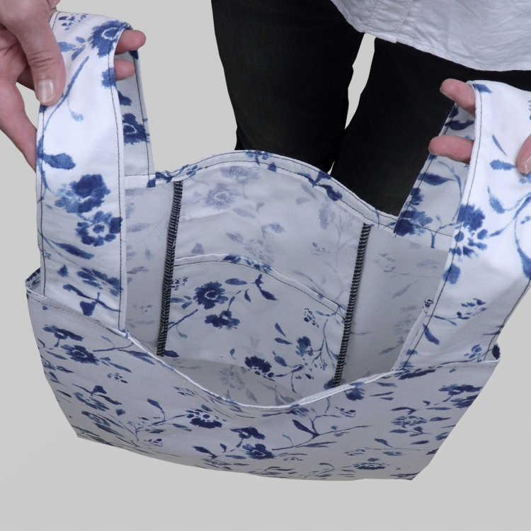 エコバッグ　北欧生地　オリジナル　ハンドメイドバッグ　コンパクト　ハネアント神戸