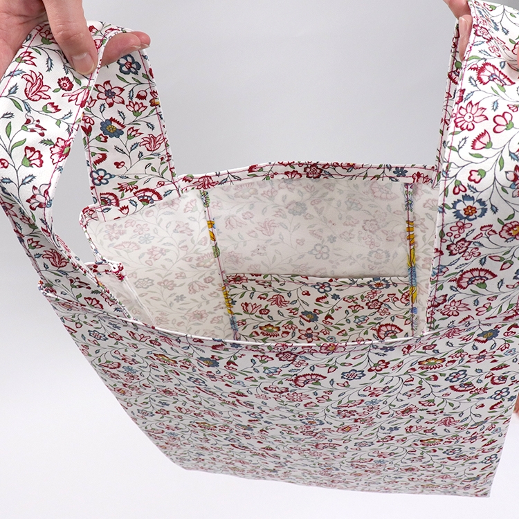 エコバッグ　北欧生地　オリジナル　ハンドメイドバッグ　コンパクト　ハネアント神戸