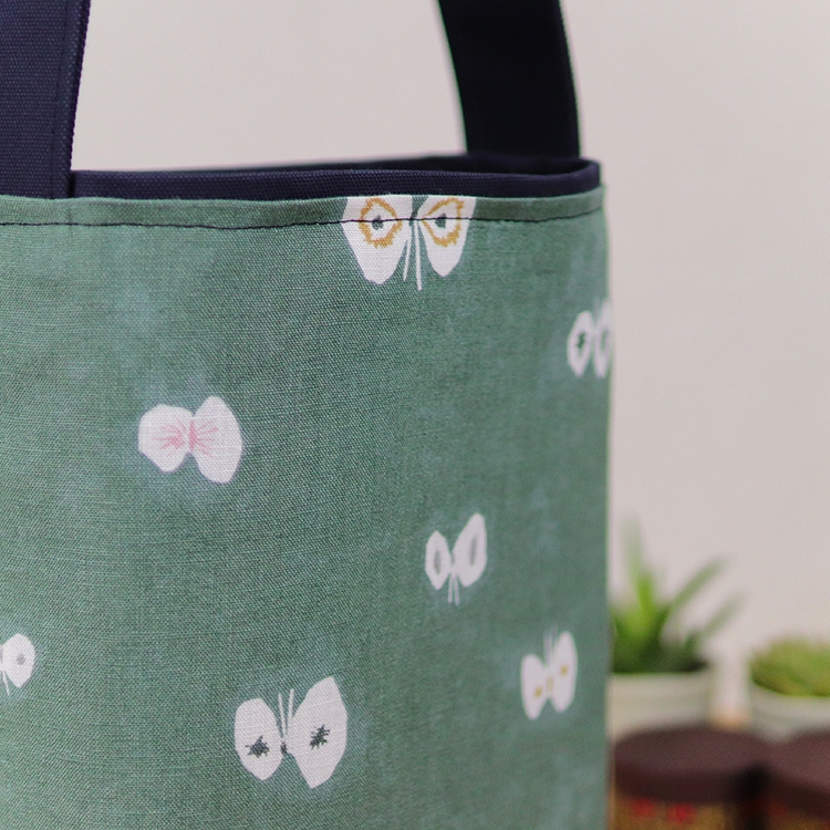 ミナペルホネン　mina perhonen　hana hane×倉敷帆布 8号帆布　リネン　オリジナル　ハンドメイド帆布トートバッグ　ハネアント神戸