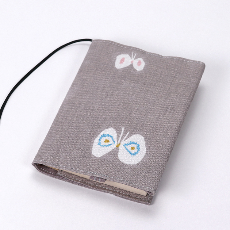 【文庫本】ミナペルホネン×倉敷帆布 ブックカバー ボルドー