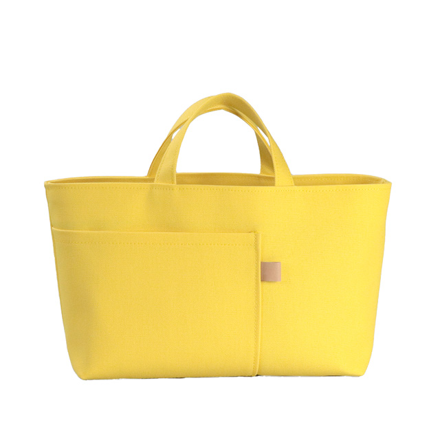 シップトート　shiptpte　北欧生地×富士金梅 8号帆布　カナリーイエロー　オリジナル　ハンドメイド帆布トートバッグ　ハネアント神戸