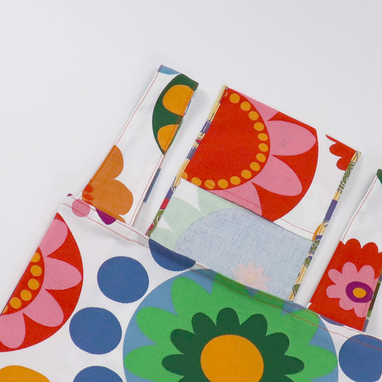 エコバッグ　北欧生地　オリジナル　ハンドメイドバッグ　コンパクト　ハネアント神戸