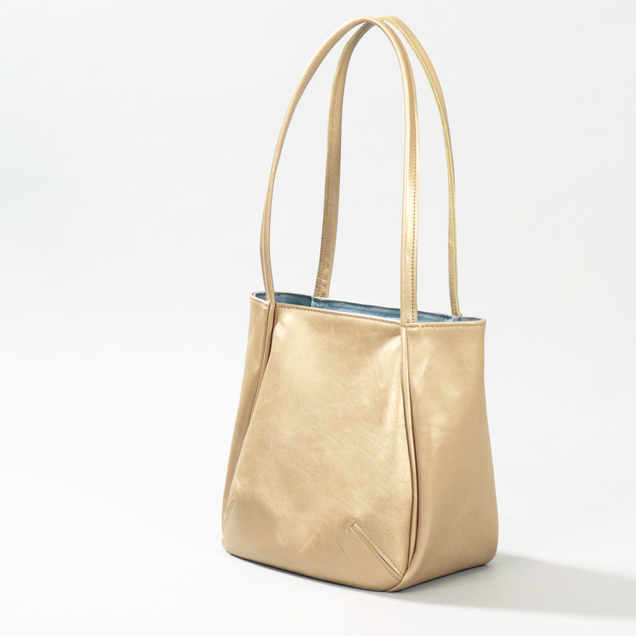 ヤスミン　yasumin　国産本革　クロムなめし　オールレザー　ゴールド　オリジナル　ハンドメイド本革　牛革トートバッグ　ハネアント神戸